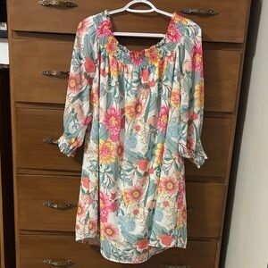 Umgee Floral Multicolor Dress